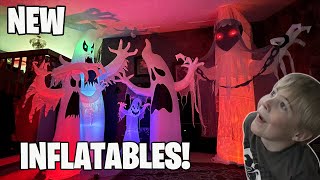 Unboxing 2 New Halloween Inflatables Ghost amp Reaper  Hide and Seek [upl. by Maidy]