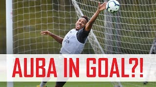 🤔 Aubameyang in goal Plus Mkhitaryans freekick madness  Behind the scenes [upl. by Cahn765]