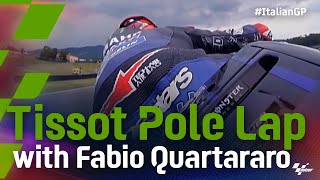 Fabio Quartararos Tissot Pole Lap  2021 ItalianGP [upl. by Donica]