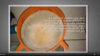 How to Avoid Clogged Kitchen Sink Made with Clipchamp [upl. by Michell163]