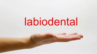 How to Pronounce labiodental  American English [upl. by Ahsieyn152]