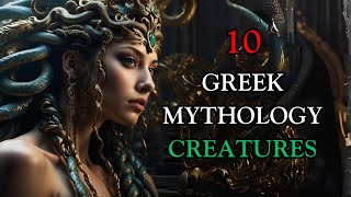 10 Greek Mythology Creatures [upl. by Yanetruoc]