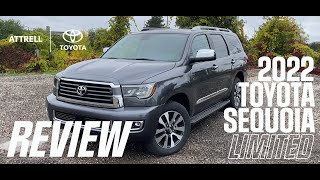 2022 Toyota Sequoia Limited  REVIEW [upl. by Eanad]