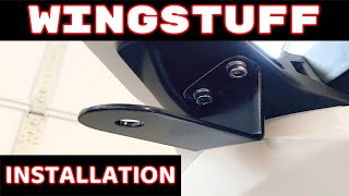 Wingstuff Auxillary Light Brackets for 2018 Goldwings [upl. by Teador]