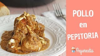 POLLO EN PEPITORIA DE LA ABUELA  RECETA TRADICIONAL  PEQUERECETAS [upl. by Kilian958]