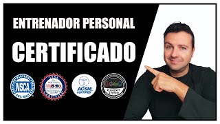 Entrenador Personal CERTIFICADO 🎓La MEJOR opción 😮 [upl. by Lokin907]