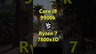 i9 9900k OC vs Ryzen 7 7800x3D Test in Games [upl. by Esertap]