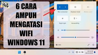 6 Cara Ampuh Mengatasi Wifi Hilang di Windows 11 [upl. by Dutchman424]