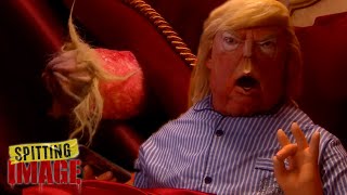 Trump’s Arsehole Tweets From Bed  Spitting Image [upl. by Nerti]