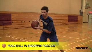 How to Get into Triplethreat Position in Basketball [upl. by Hiller]