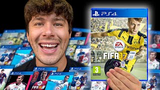 Playing Career Mode on EVERY FIFA  PS4 [upl. by Aneis]