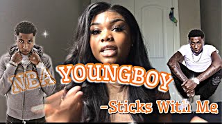 nba youngboy  sticks with me REACTION❗️ [upl. by Stroup]