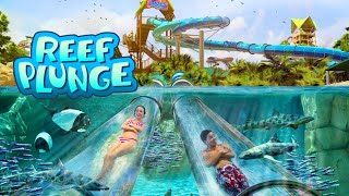 REEF PLUNGE AQUATICA SEAWORLD ORLANDO FL USA  GOPRO HERO 11 BLACK  AUGUST 2024 [upl. by Annahsad]