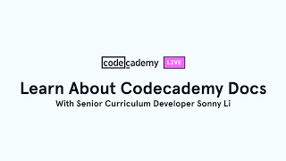 Learn About Codecademy Docs  Part 1 [upl. by Sophey35]