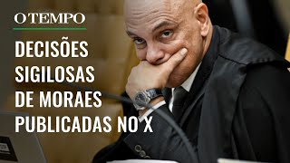 X cria perfil para publicar decisões sigilosas de Moraes [upl. by Jamel]