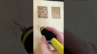 Mastering the Art of Pyrography by Practising on a Pyrography Swatch pyrography woodburning [upl. by Adkins]