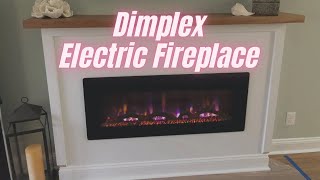 Dimplex Sierra Linear Electric Fireplace Model SIL48 120V 1400W 117 Amps [upl. by Nebeur]