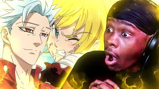 BAN ATTACKS MELIODAS HENDRICKSON’S DEMON FORM Seven Deadly Sins Episode 21 REACTION [upl. by Ecirehc24]