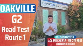 Oakville G2 Road Test Route 1  2023  New G2 Route by Experts [upl. by Maddeu435]