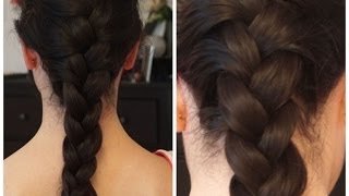 TUTO Comment faire 2 tresses plaquéescollées avec rajouts  simple et rapide [upl. by Alleuol851]