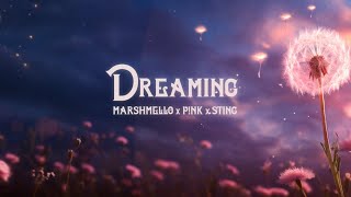 Marshmello PNK Sting  Dreaming Lyric Video [upl. by Ecadnarb887]