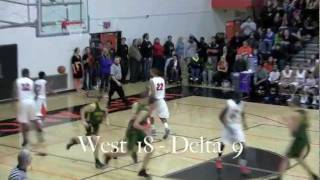 West Anchorage vs Delta Junction Alaska High School Basketball [upl. by Ynej]