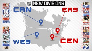 SIMULATING THE 2021 NHL SEASON WITH NEW DIVISIONS [upl. by Aramad]