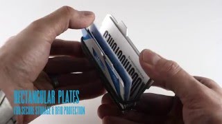 OBSTRUCTURES A4 ALUMINUM PLATE WALLET OB\\PROP009 [upl. by Charleton]