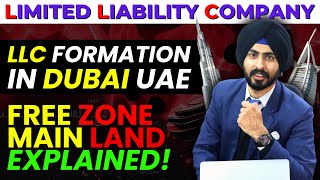 LLC Formation in Dubai 2023  Limited Liability Company in Dubai  Dubai Company Setup from India [upl. by Onailime]