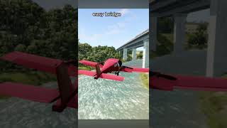 ✈️Plane vs Bridge🌉 BeamNG shorts [upl. by Sik]