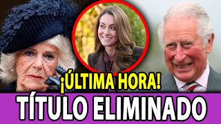 ¡NOTICIA TRISTE 👑 Camila OBLIGADA A RENUNCIAR AL TÍTULO DE REINA [upl. by Hajile]