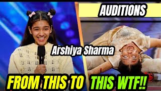 Arshiya Sharma Terrifying Act Shocks AGT Judges Audition 2024 [upl. by Vassily]