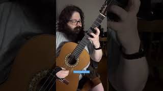 Classico  Day 63 August 10 2022  tenaciousD  shorts classicalguitar tenaciousd [upl. by Yhotmit]