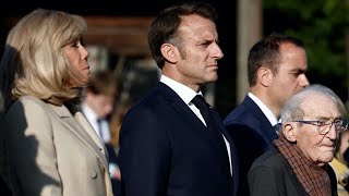 LIVE Macron Leads Ceremony Marking 80th Anniversary of DDay [upl. by Acinad]