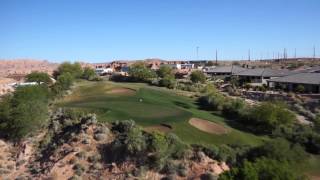 Oasis Palmer Golf Course Mesquite Nevada  7th Hole Flyover [upl. by Ntisuj]