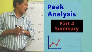 Peak Analysis  Summary [upl. by Takeo]