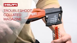 TROUBLESHOOTING the Hilti collated screw magazines SDM 1 amp 2 [upl. by Annawik]