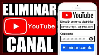 ✅ Como ELIMINAR un CANAL de YOUTUBE 2024  BORRAR CANAL de YOUTUBE 🚀 [upl. by Harehs]