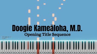 Doogie Kamealoha MD Theme Song Piano Cover [upl. by Anegue]