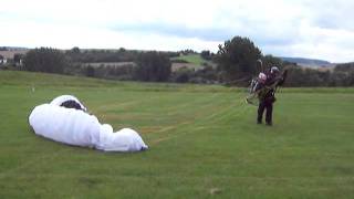 Paramotor Motorgleitschirm Perfekter Start und Landung [upl. by Yhtommit]