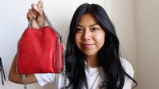 Small Mini Stella McCartney Falabella Foldover Tote REVIEW [upl. by Rebmik]