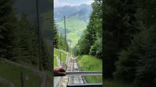 Niesenbahn niesen mountainview swissnature travel nature shorts [upl. by Kohn]