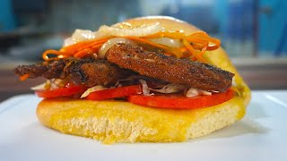 PERFECT Escovitch Saltfish Sandwich [upl. by Eisenhart]