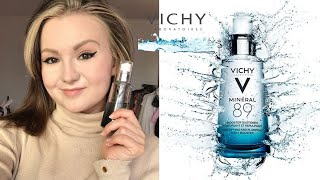 Vichy Mineral 89 Fortifying And Plumping Daily Booster  Review 😜 [upl. by Earized254]