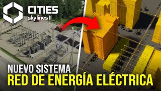 Cómo funciona la red eléctrica en Cities Skylines 2 [upl. by Tristram936]