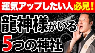 運気を上げたいなら知っておきたい！龍神様がいる5つの神社とご利益【龍神 参拝】 [upl. by Oiramed]