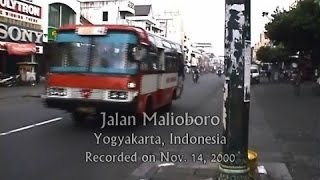 Tahun 2000  Jalan Malioboro Yogyakarta Indonesia [upl. by Nadroj]