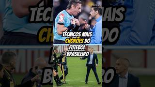 Técnicos mais chorões do Brasil futebol futebolbrasileiro futebolcurioso [upl. by Pantin143]