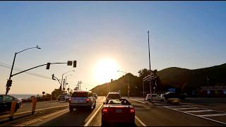 Sunset Driving  Venice to Pacific Coast Beach  Los Angeles CA [upl. by Waddington444]