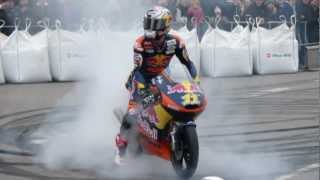 Sandro Cortese Redbull KTM Burnout [upl. by Zeta397]